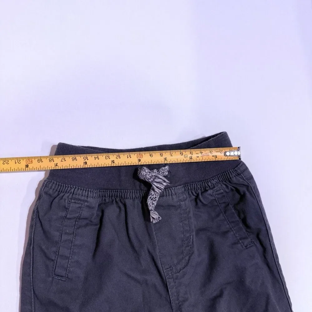 Carters Jogger Baby Boys 0-3 Months Olive Green Drawstring Chino Pull On Casual